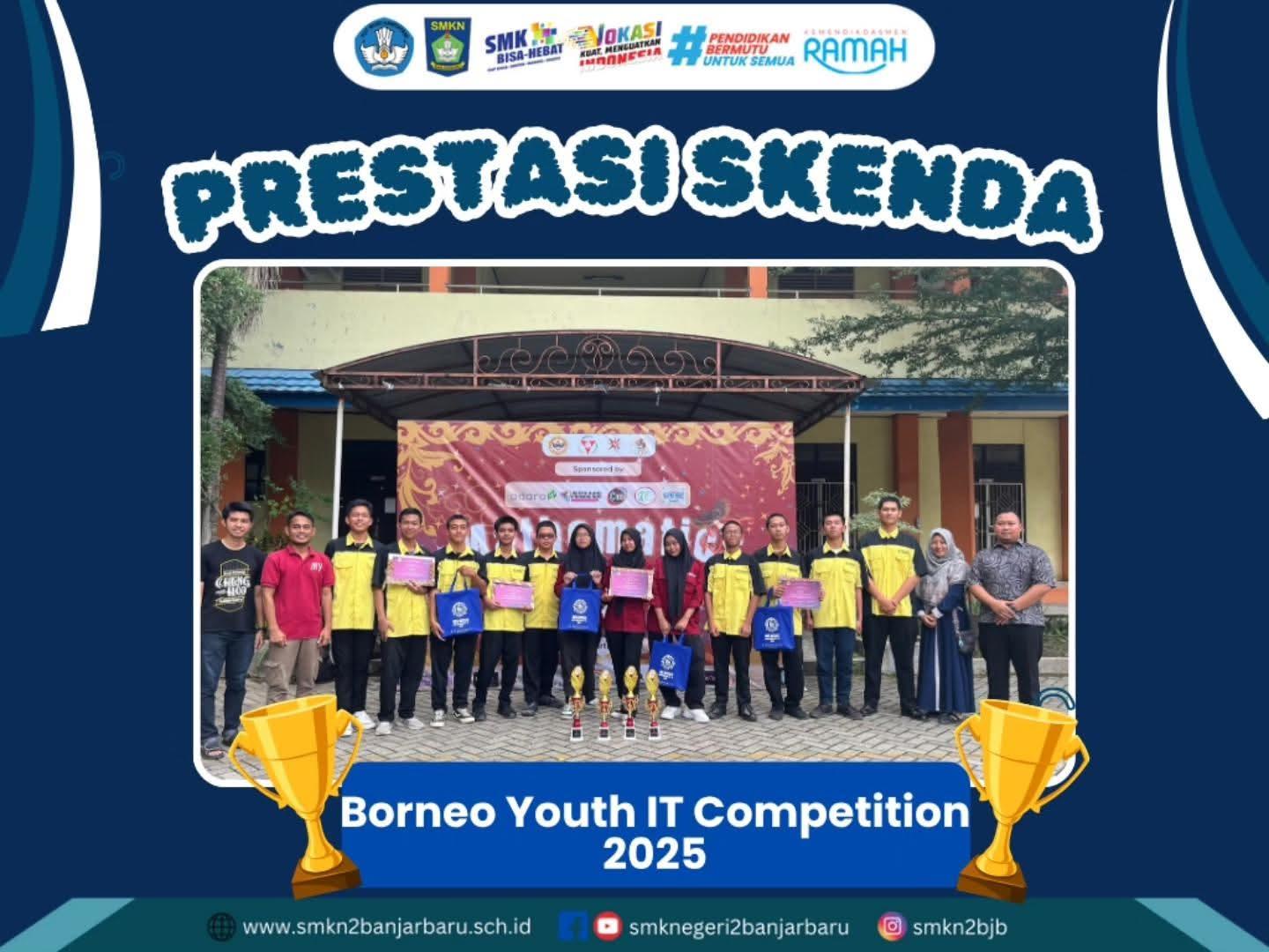 Siswa SMKN 2 Banjarbaru Ukir Prestasi di Borneo Youth IT Competition 2025